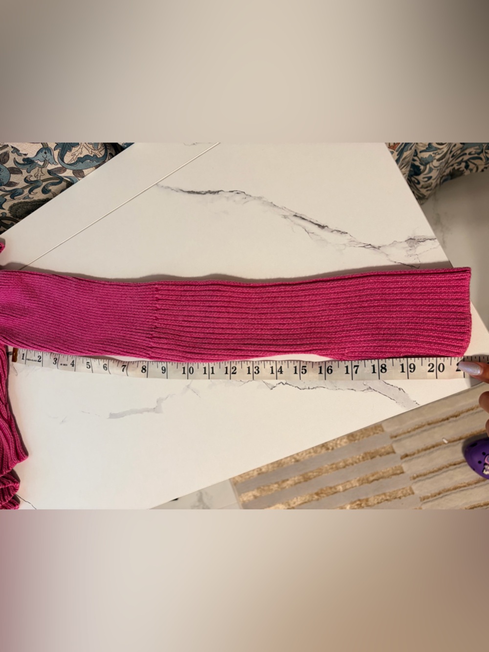 NWT Wild Fable Off-Shoulder Ribbed Zip-Front Sweater Cardigan - Hot Pink - Picture 10 of 10